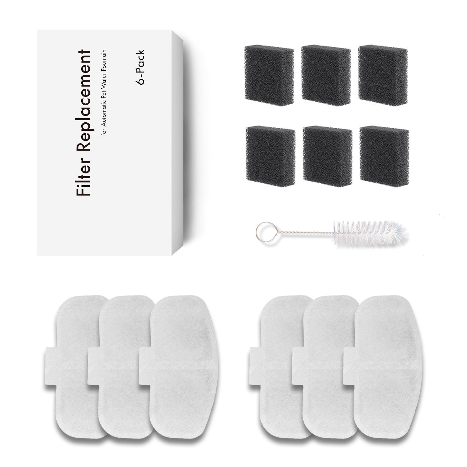 Waterfilter Set voor Drinkfontein 4L