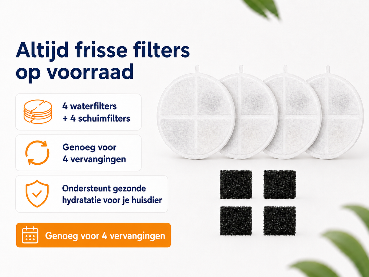 Altijd schone filters op voorraad