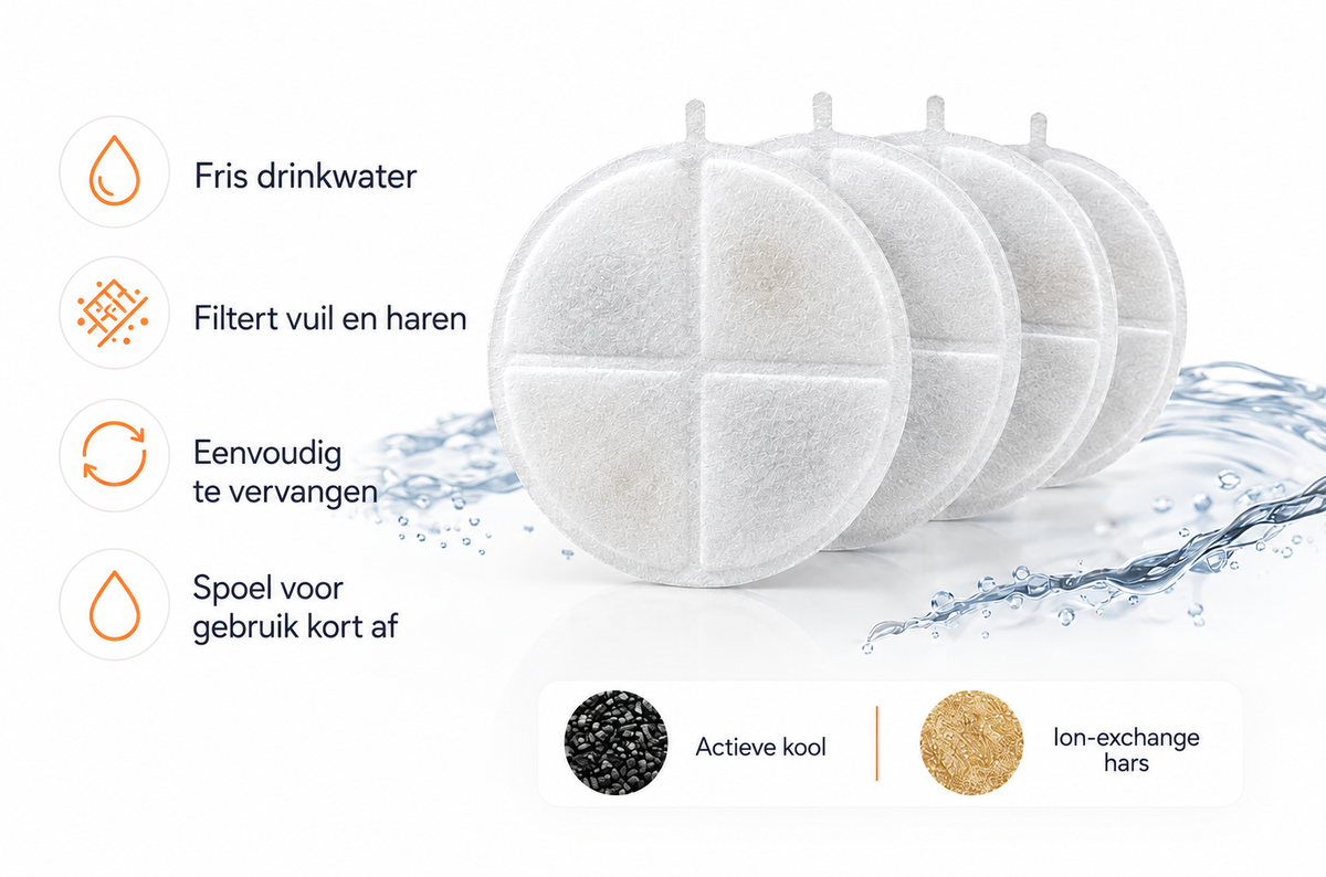 Houd je drinkfontein schoon en fris