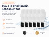 Waterfilter Set voor Drinkfontein 4L
