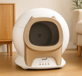 Automatische Kattenbak + Voerbak met camera + Drinkfontein