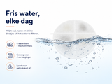 Cavento waterfilterset voor drinkfontein 2.8L met 4 waterfilters en 4 schuimfilters voor schoon en fris drinkwater.