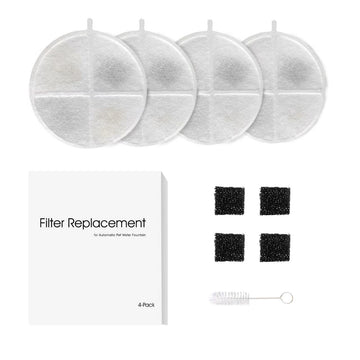 Cavento waterfilter set voor drinkfontein 2.8L met vervangingsfilters voor schoon en fris drinkwater.