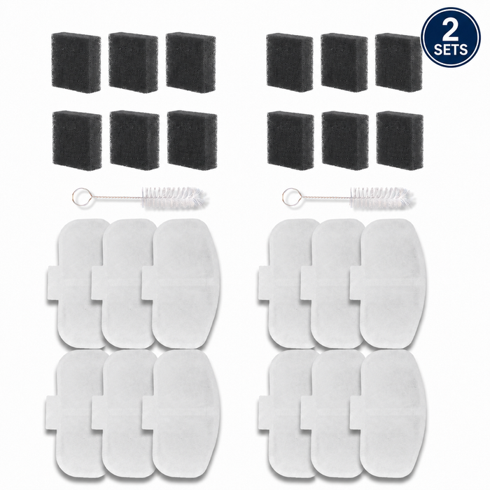 Cavento waterfilter voordeelpack voor drinkfontein 4L met 2 complete filtersets voor schoon en fris drinkwater.