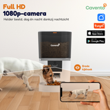 Automatische Kattenbak + Voerbak met camera + Drinkfontein