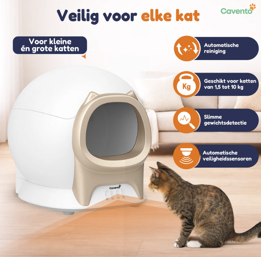 Een frisse kattenbak, zonder dagelijks scheppen