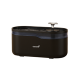 Zwarte Cavento drinkfontein met 2.8 liter waterreservoir